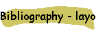 Bibliography - layout